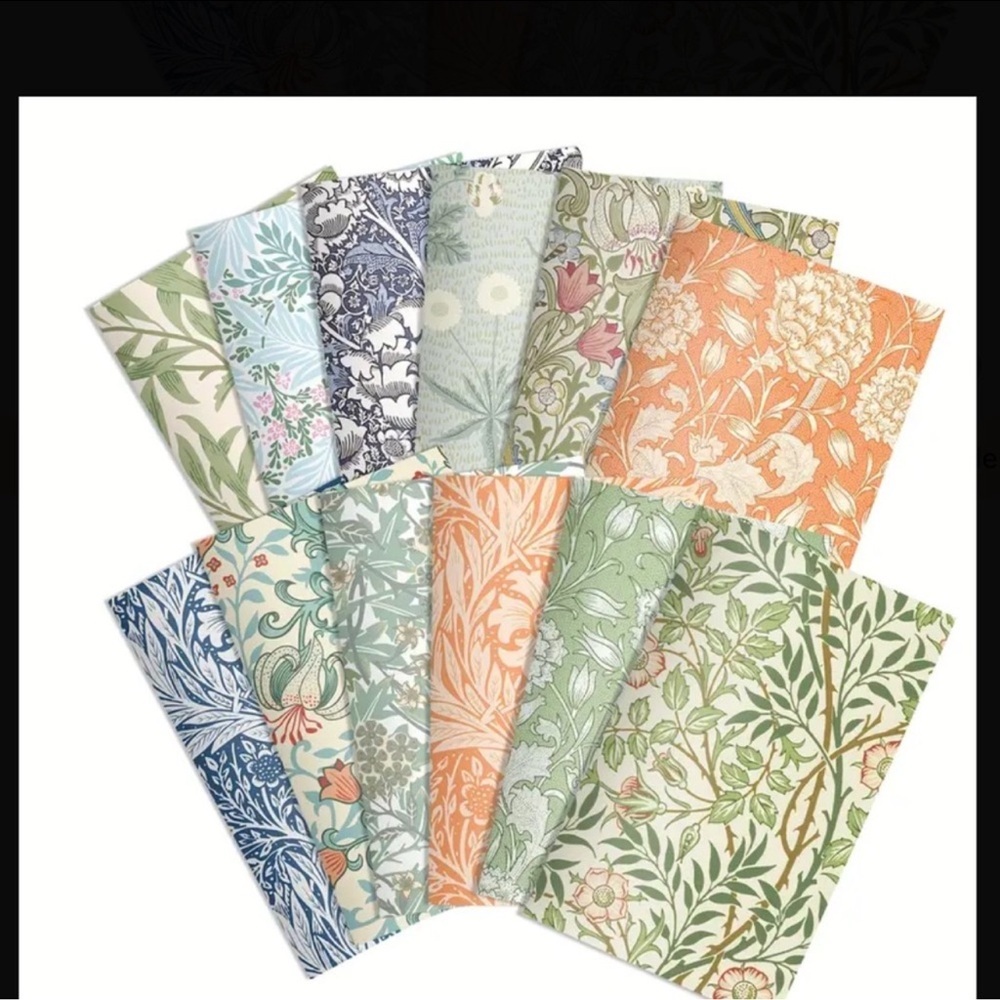 Vintage Floral Print Notebook 12 pack - Picture 4 of 9